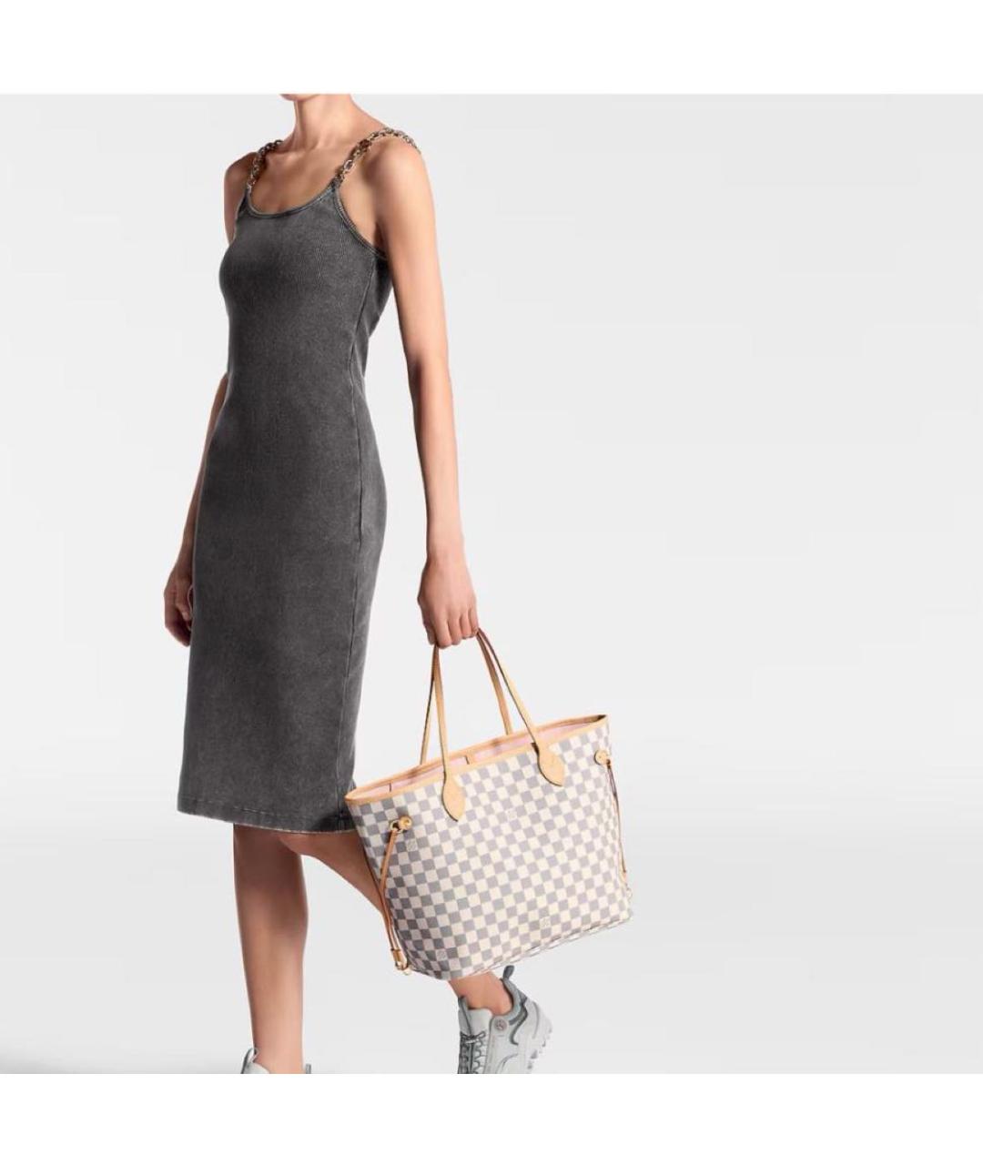 LOUIS VUITTON Бежевая сумка тоут, фото 3