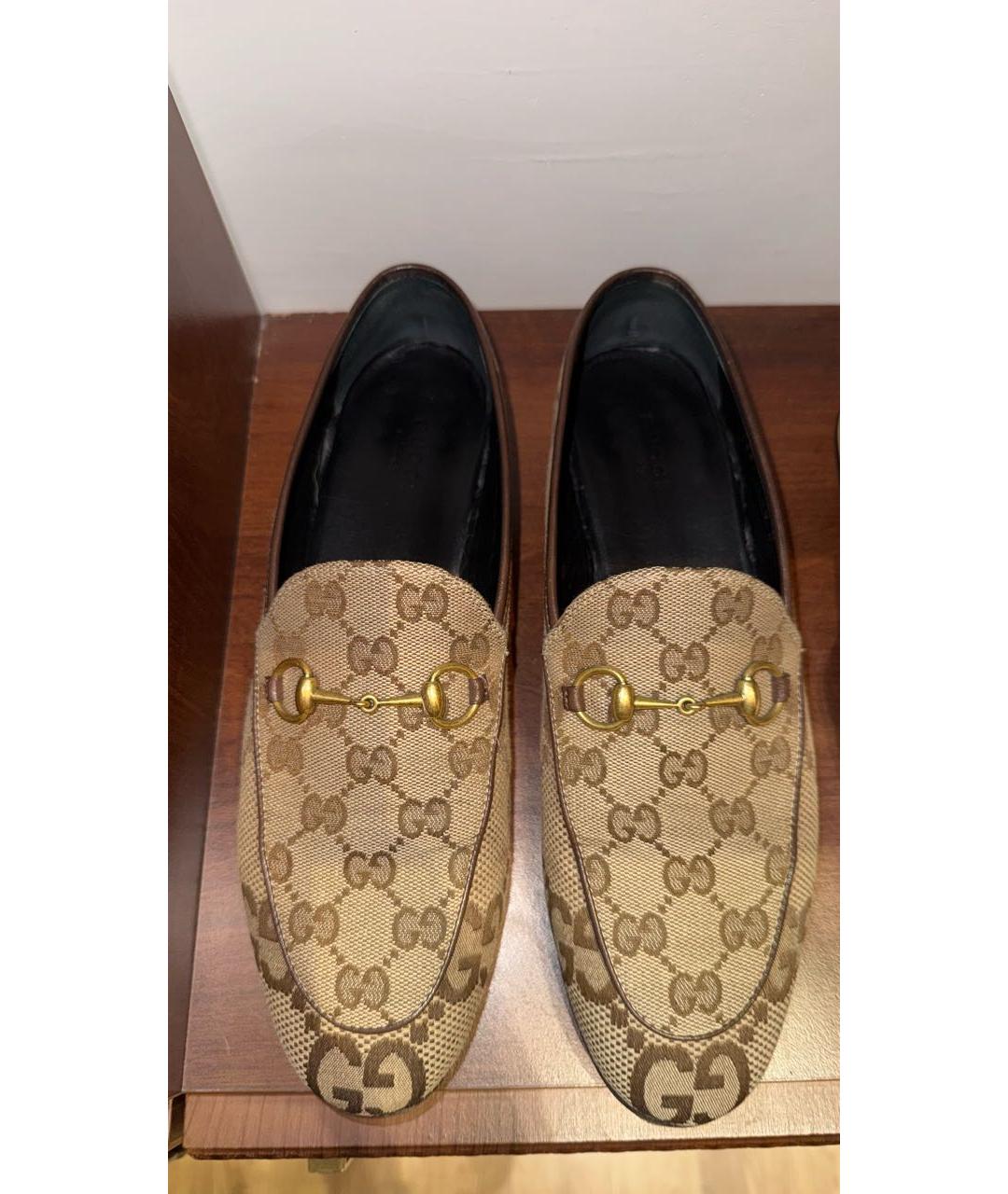GUCCI Коричневые лоферы, фото 4