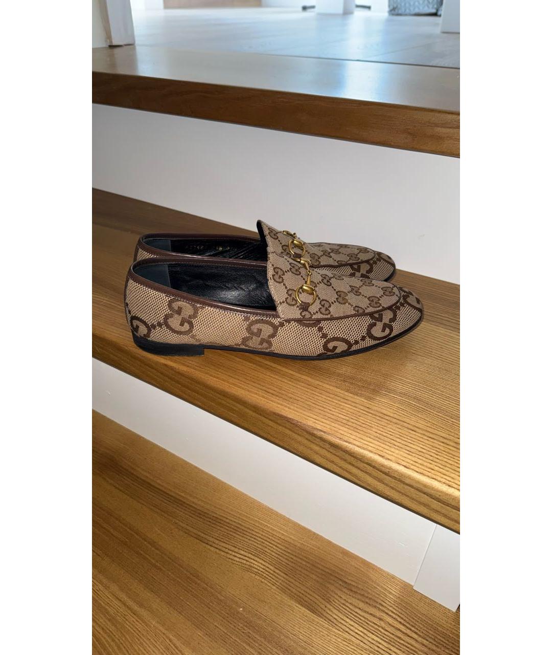 GUCCI Коричневые лоферы, фото 8