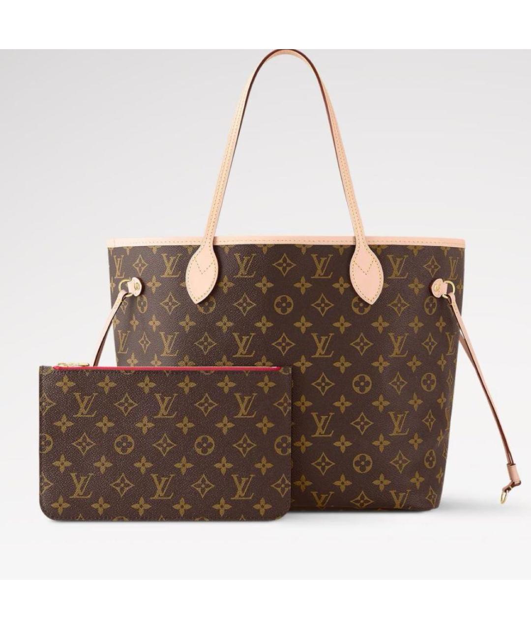 LOUIS VUITTON Коричневая сумка тоут, фото 4