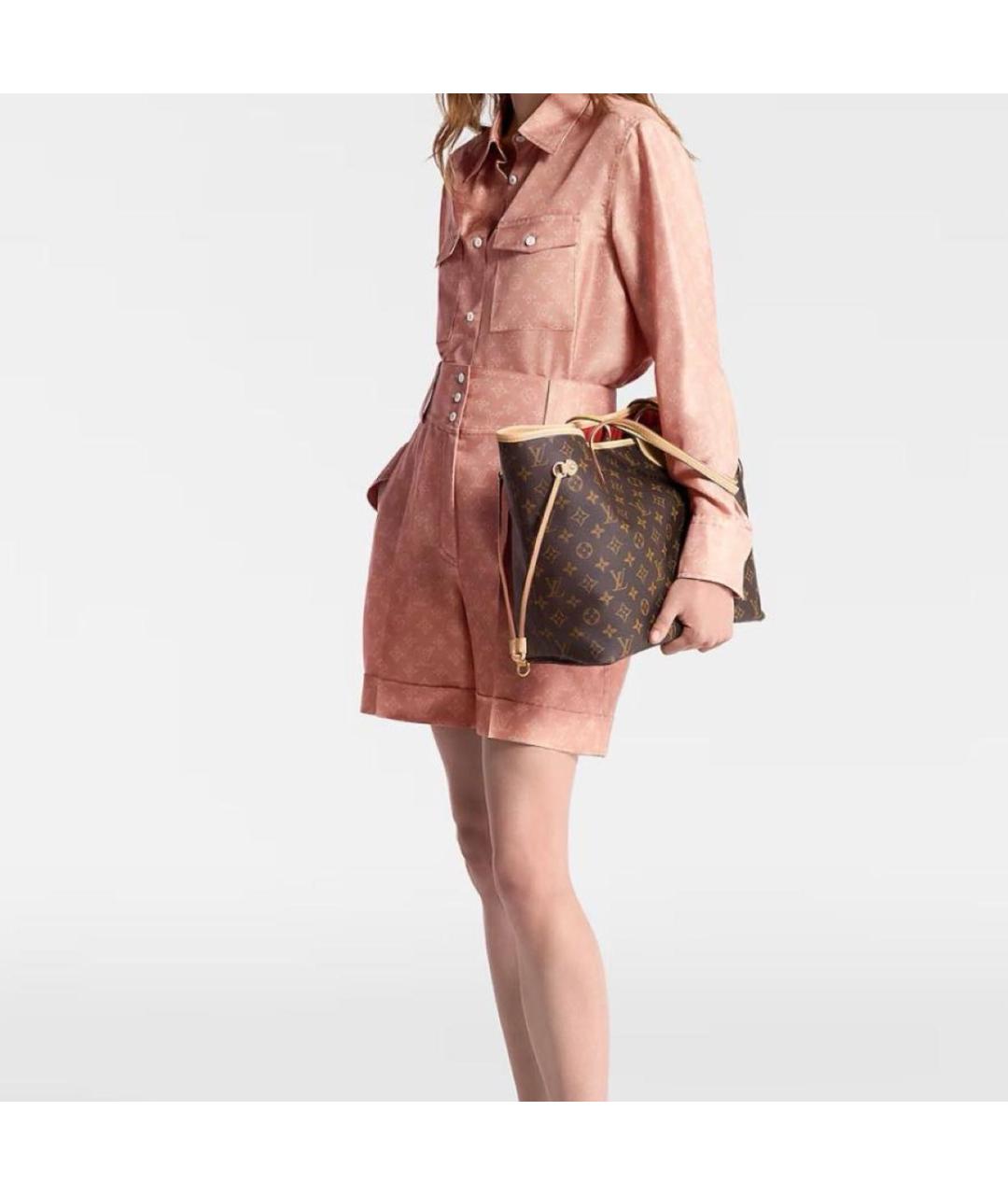 LOUIS VUITTON Коричневая сумка тоут, фото 3