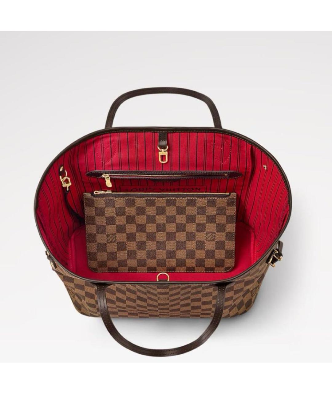 LOUIS VUITTON Коричневая сумка тоут, фото 2
