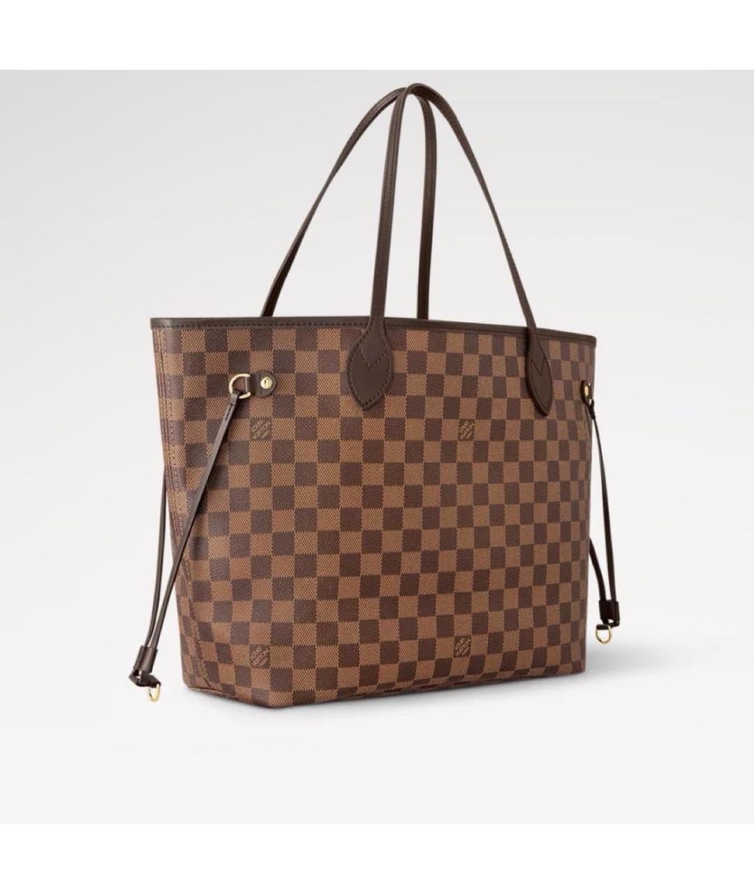 LOUIS VUITTON Коричневая сумка тоут, фото 3