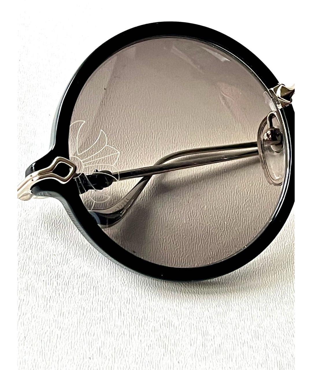 CHROME HEARTS Черные металлические солнцезащитные очки, фото 8