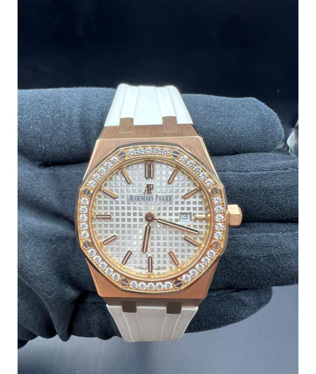 Audemars Piguet Белые часы из розового золота, фото 2