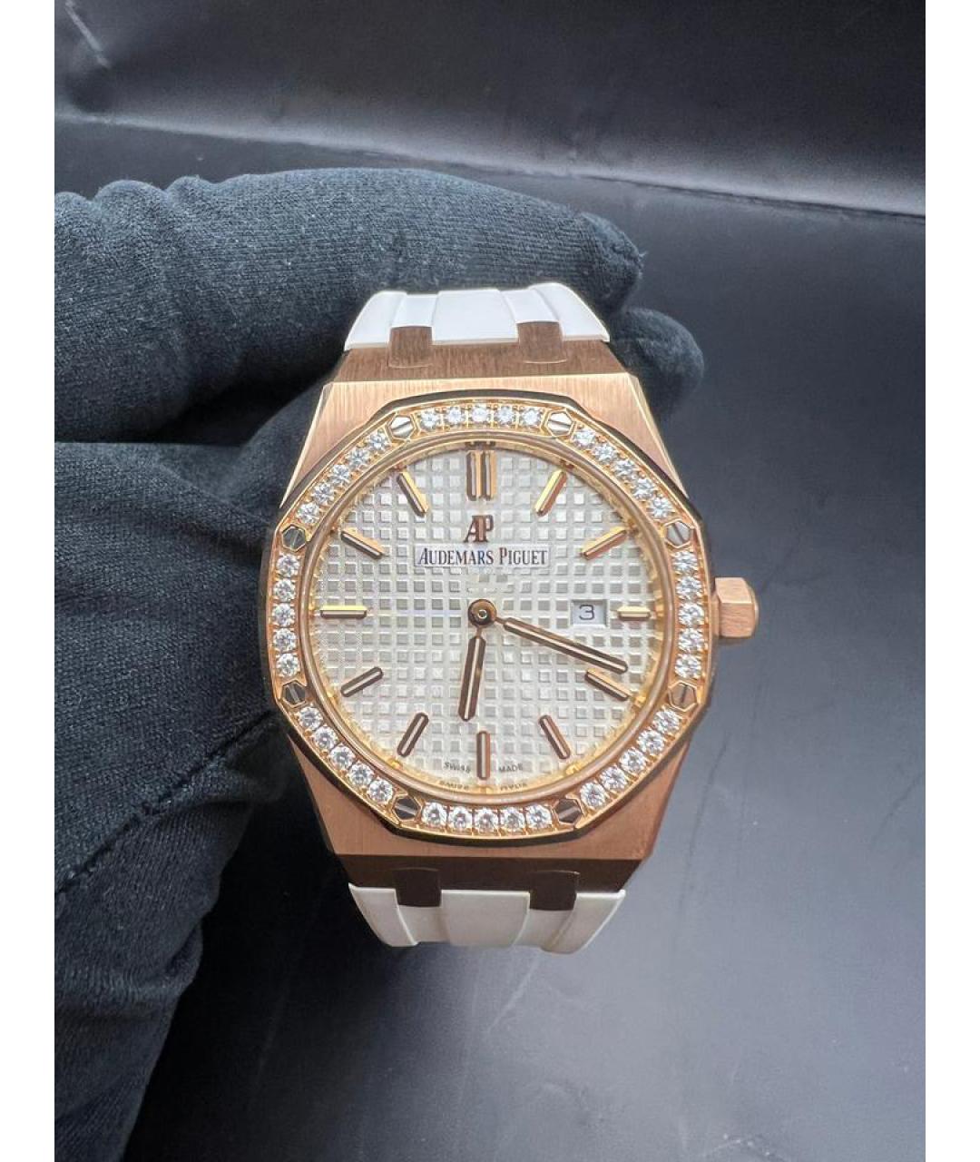 Audemars Piguet Белые часы из розового золота, фото 3