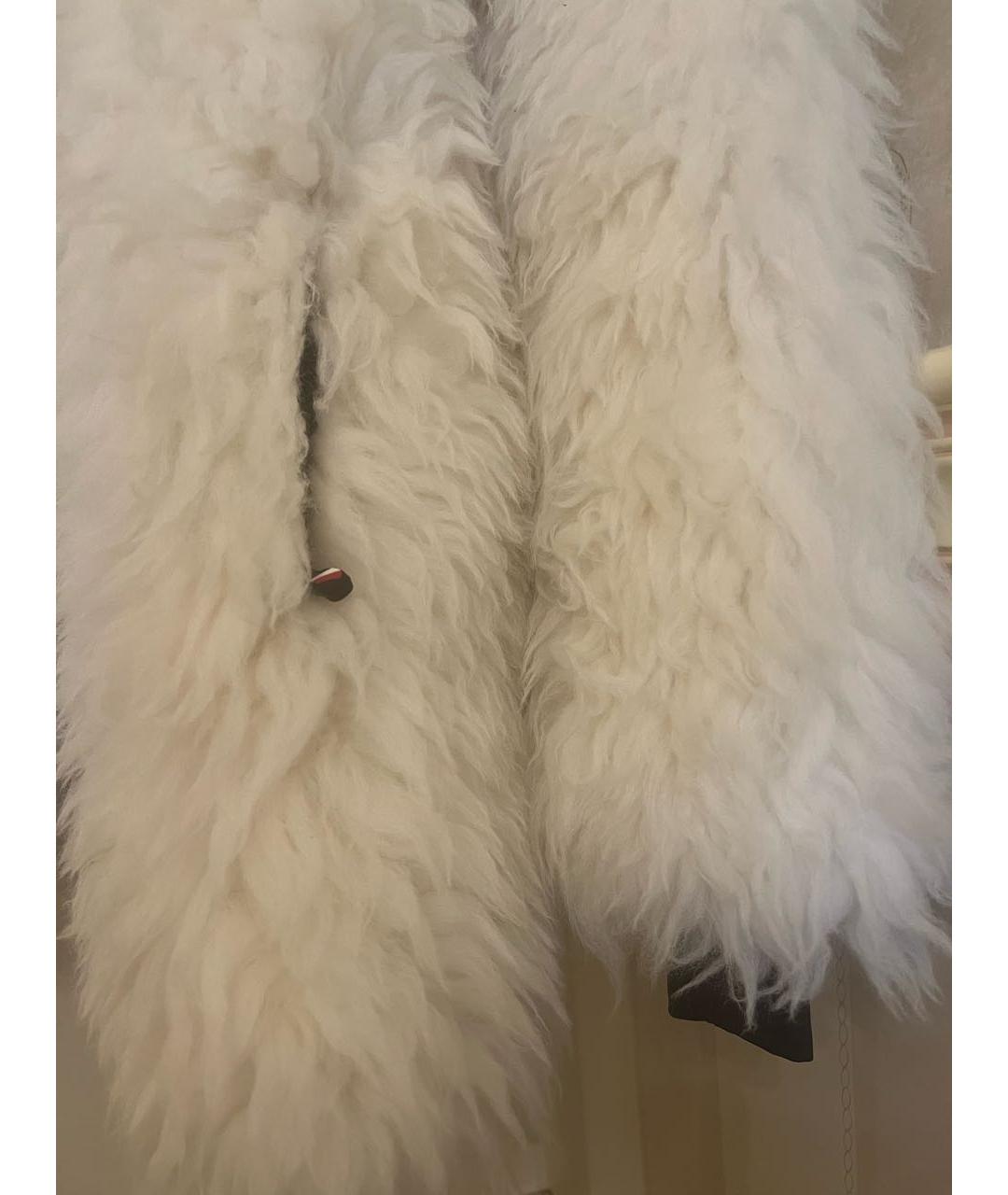MONCLER GRENOBLE Белая шерстяная куртка, фото 5