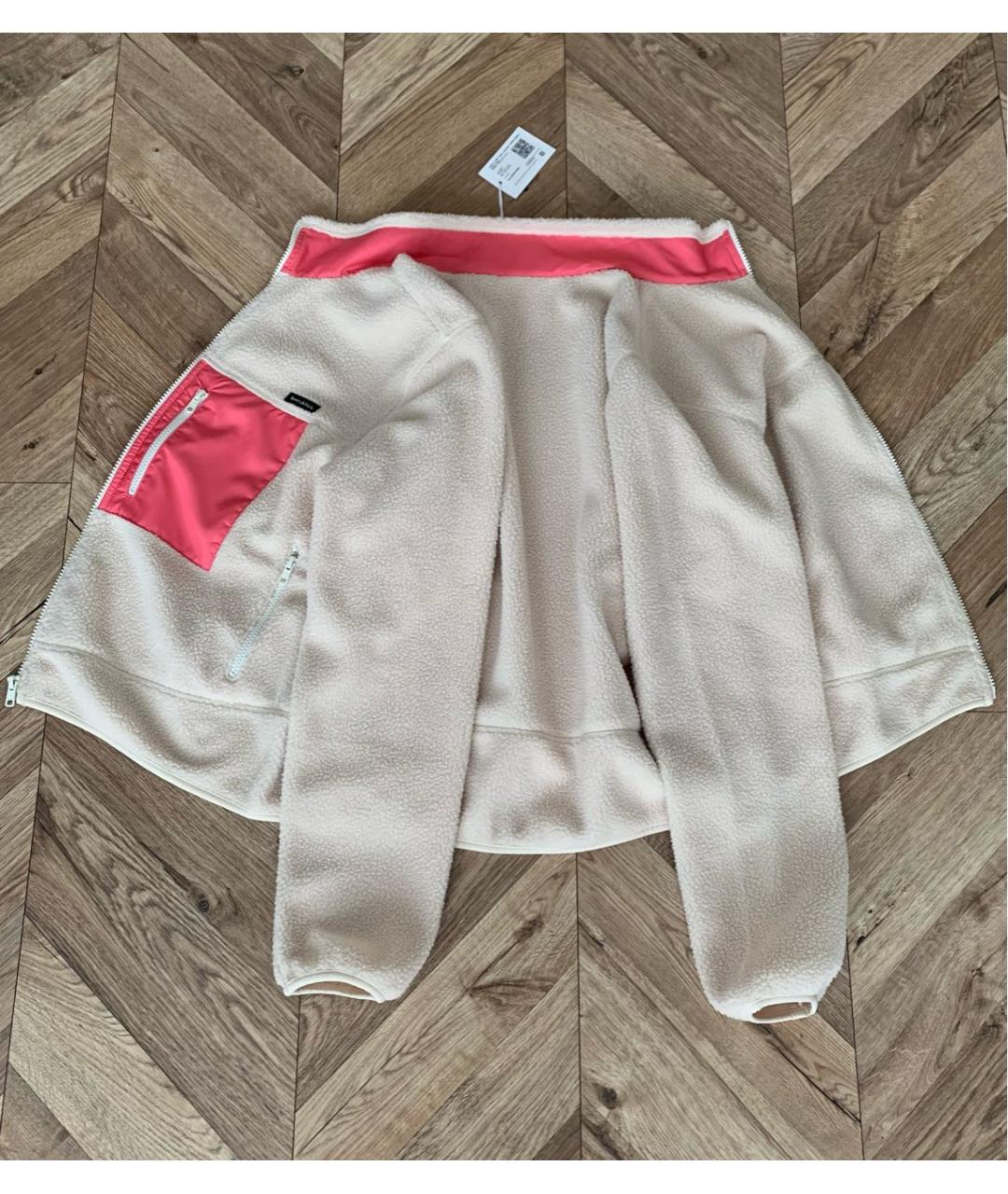 SPORTY AND RICH Бежевая полиэстеровая спортивная куртка, фото 5