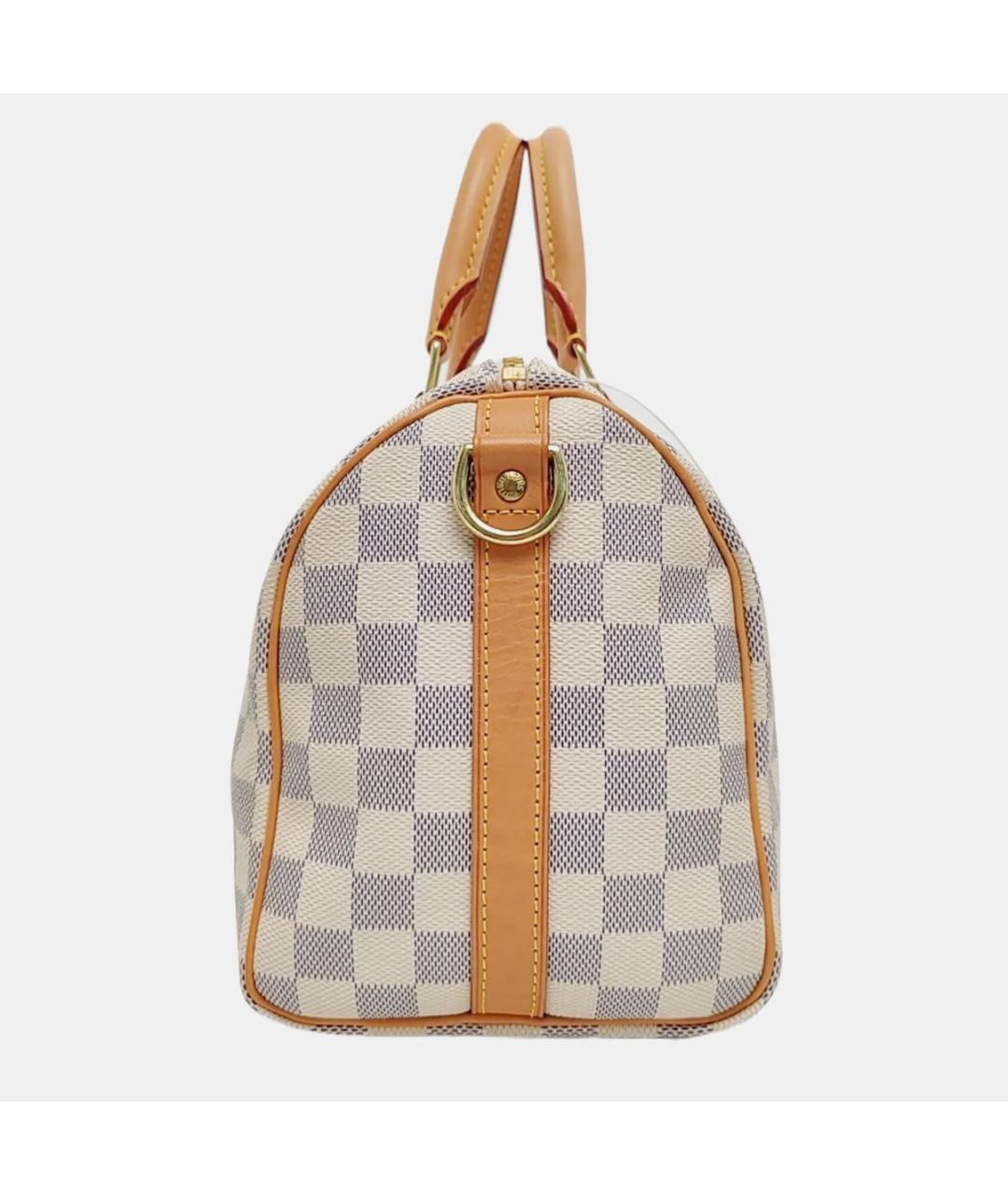 LOUIS VUITTON Бежевая кожаная сумка через плечо, фото 2