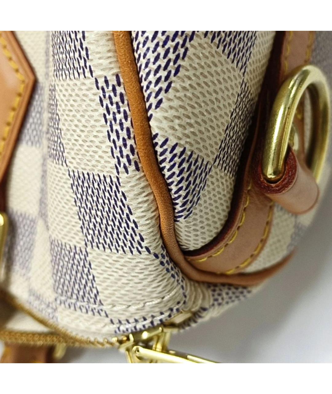 LOUIS VUITTON Бежевая кожаная сумка через плечо, фото 8