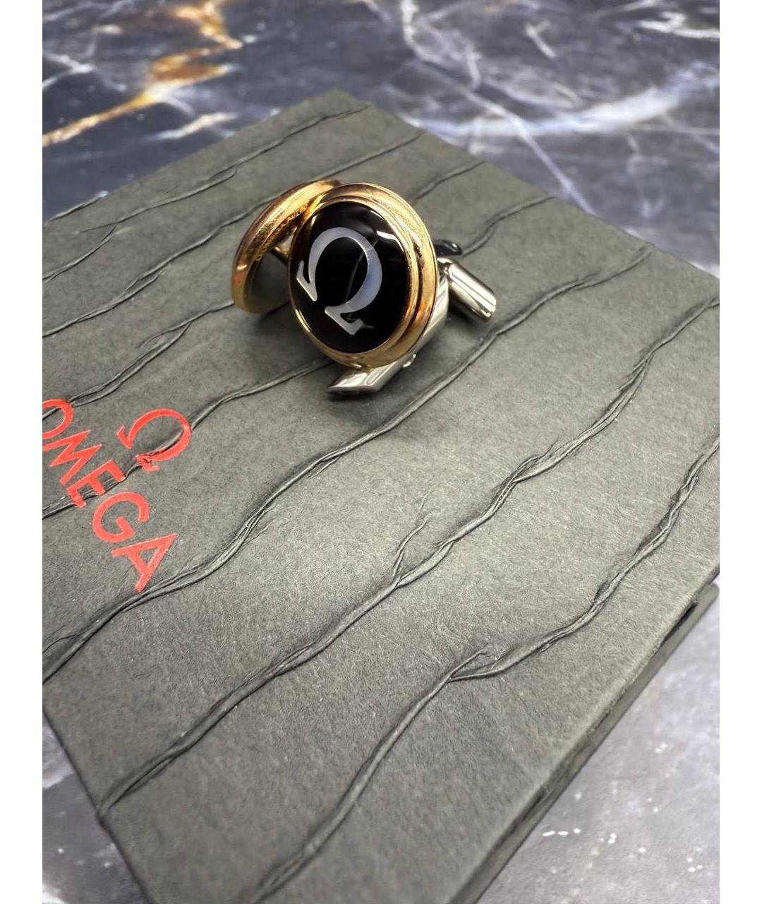OMEGA Золотые запонки из розового золота, фото 2