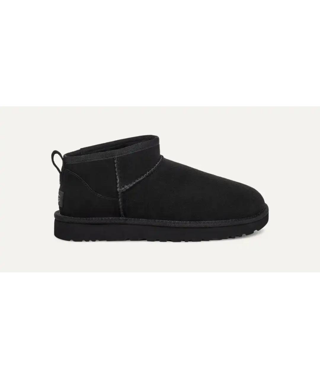 UGG AUSTRALIA Черные замшевые ботинки, фото 3