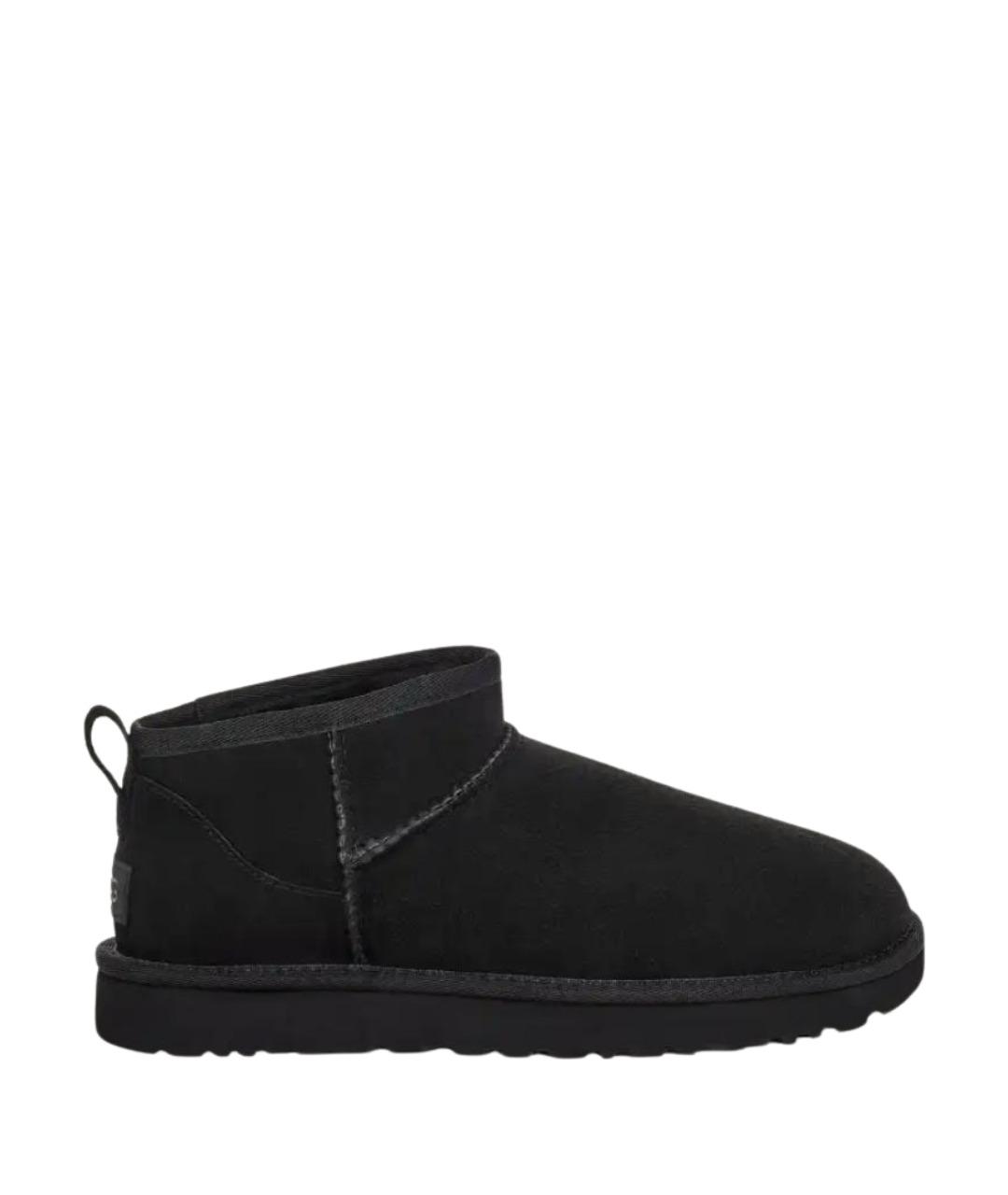 UGG AUSTRALIA Черные замшевые ботинки, фото 1