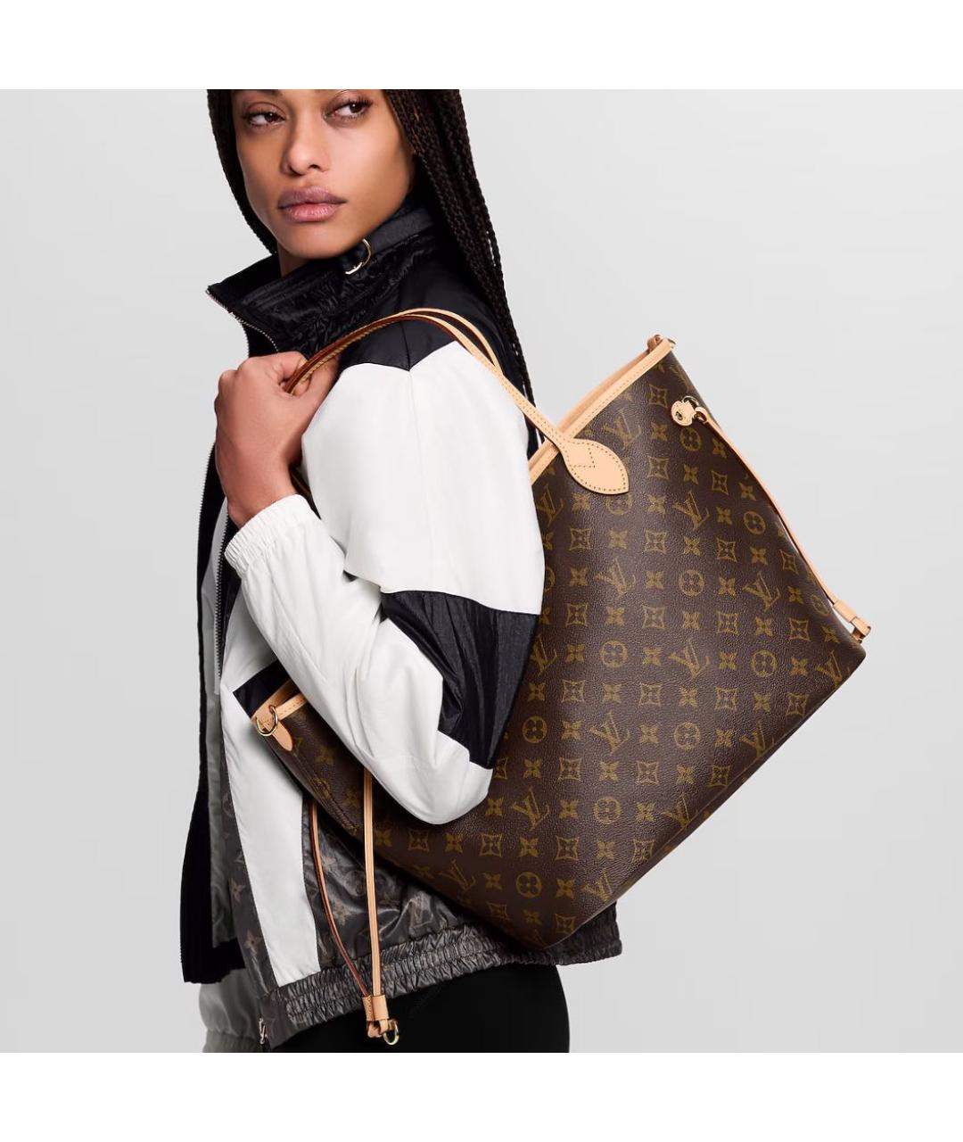 LOUIS VUITTON Коричневая сумка тоут, фото 2