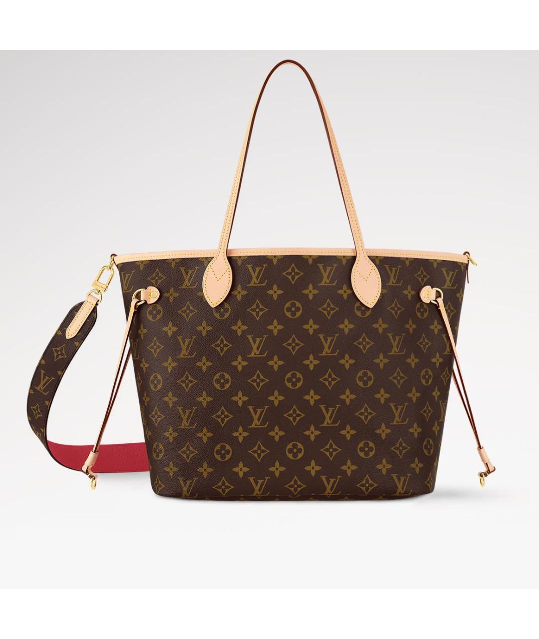LOUIS VUITTON Коричневая сумка тоут, фото 3