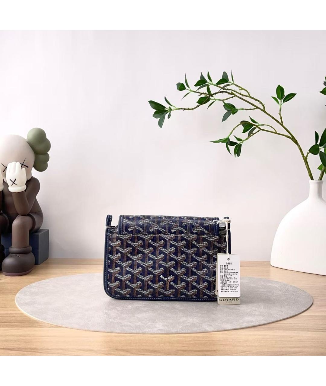 GOYARD Голубая сумка через плечо, фото 4
