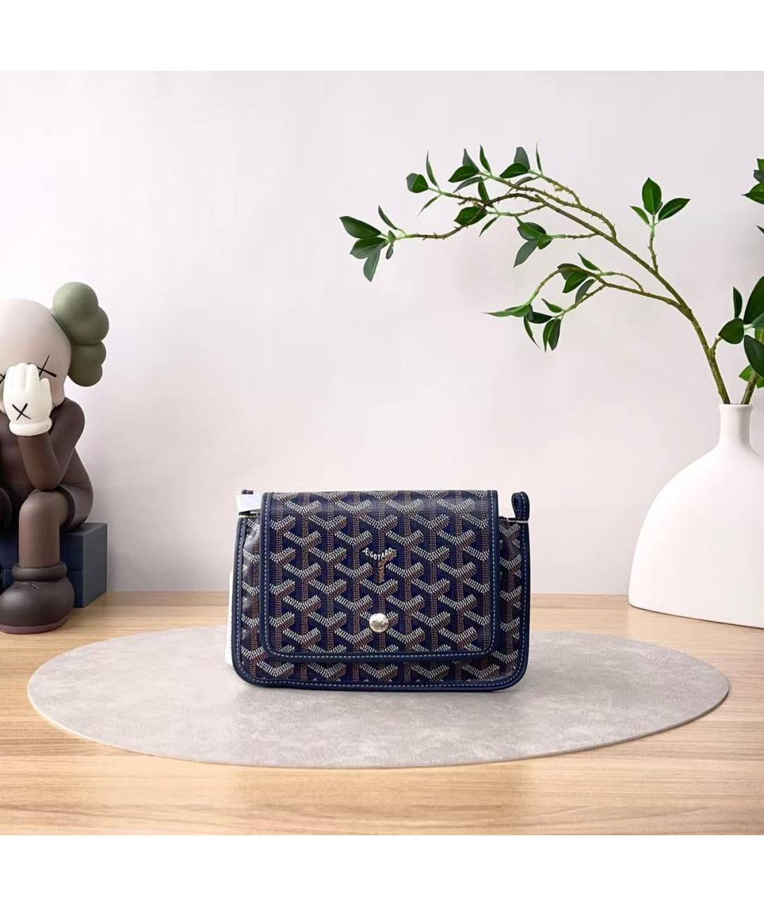 GOYARD Голубая сумка через плечо, фото 3