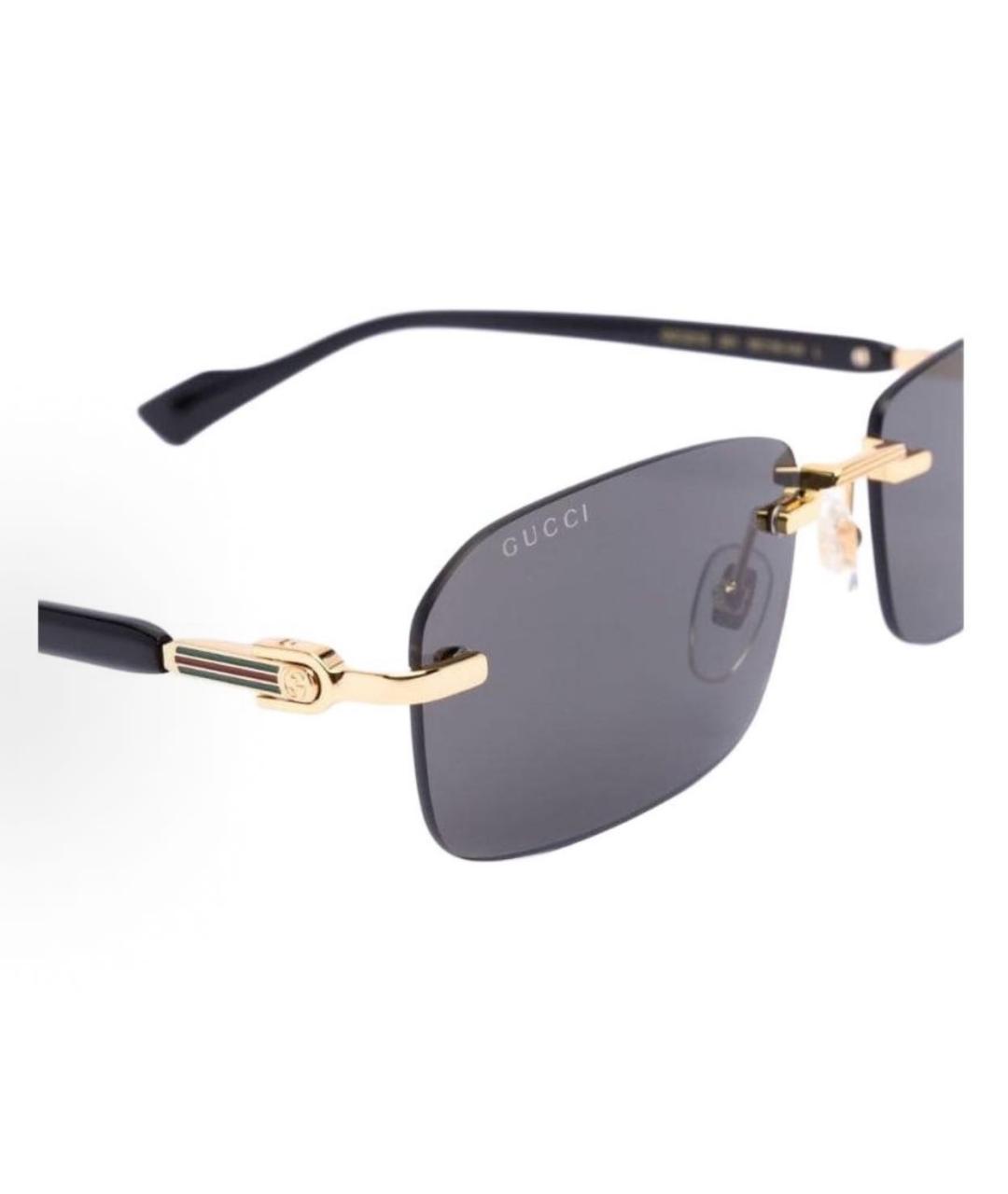 GUCCI Металлические солнцезащитные очки, фото 4