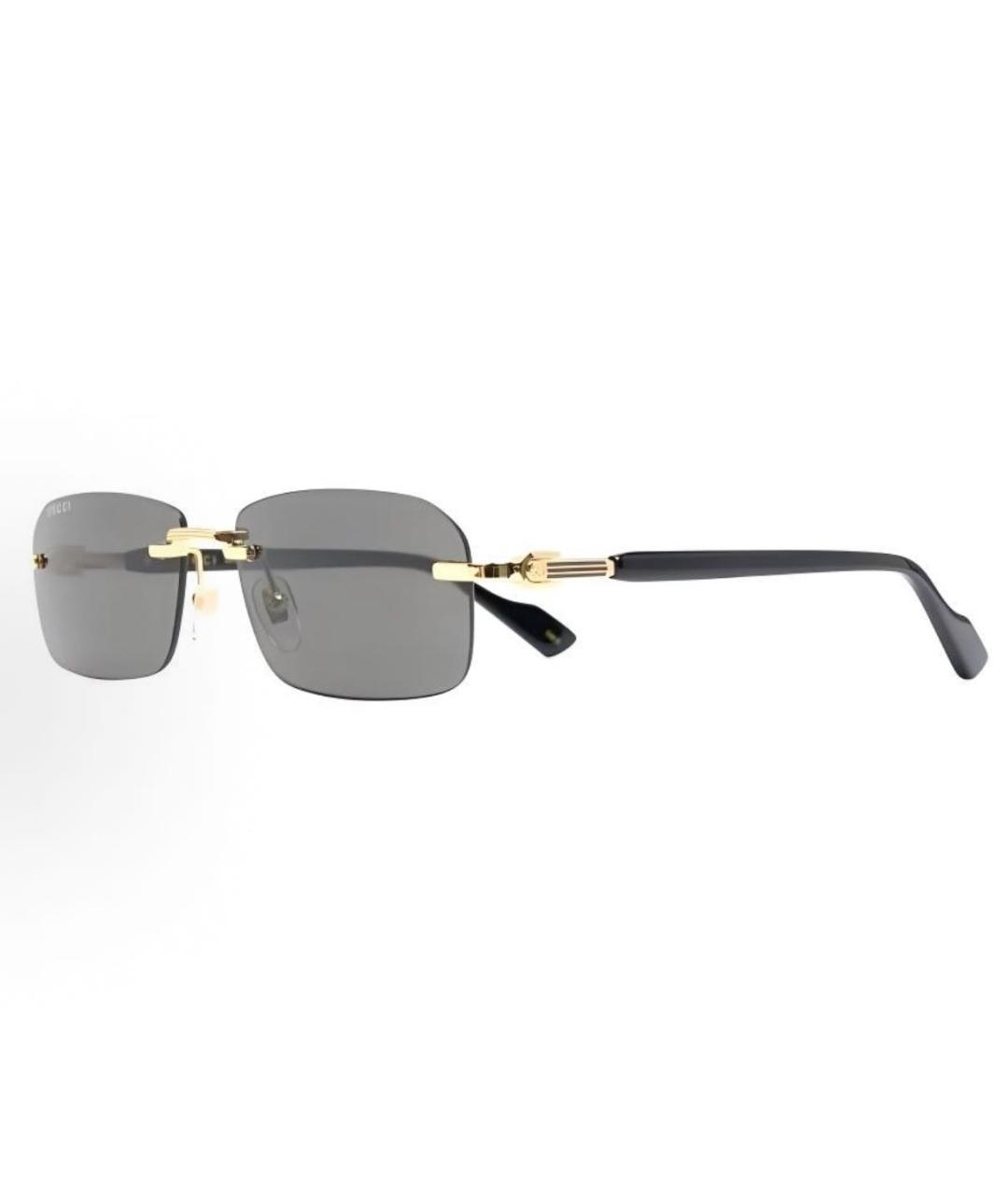 GUCCI Металлические солнцезащитные очки, фото 2