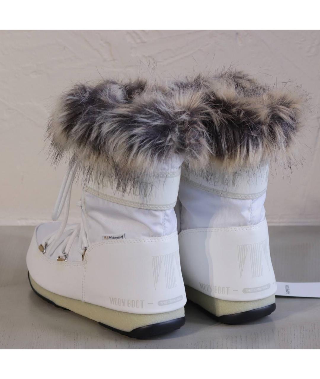 MOON BOOT Белые ботинки, фото 4