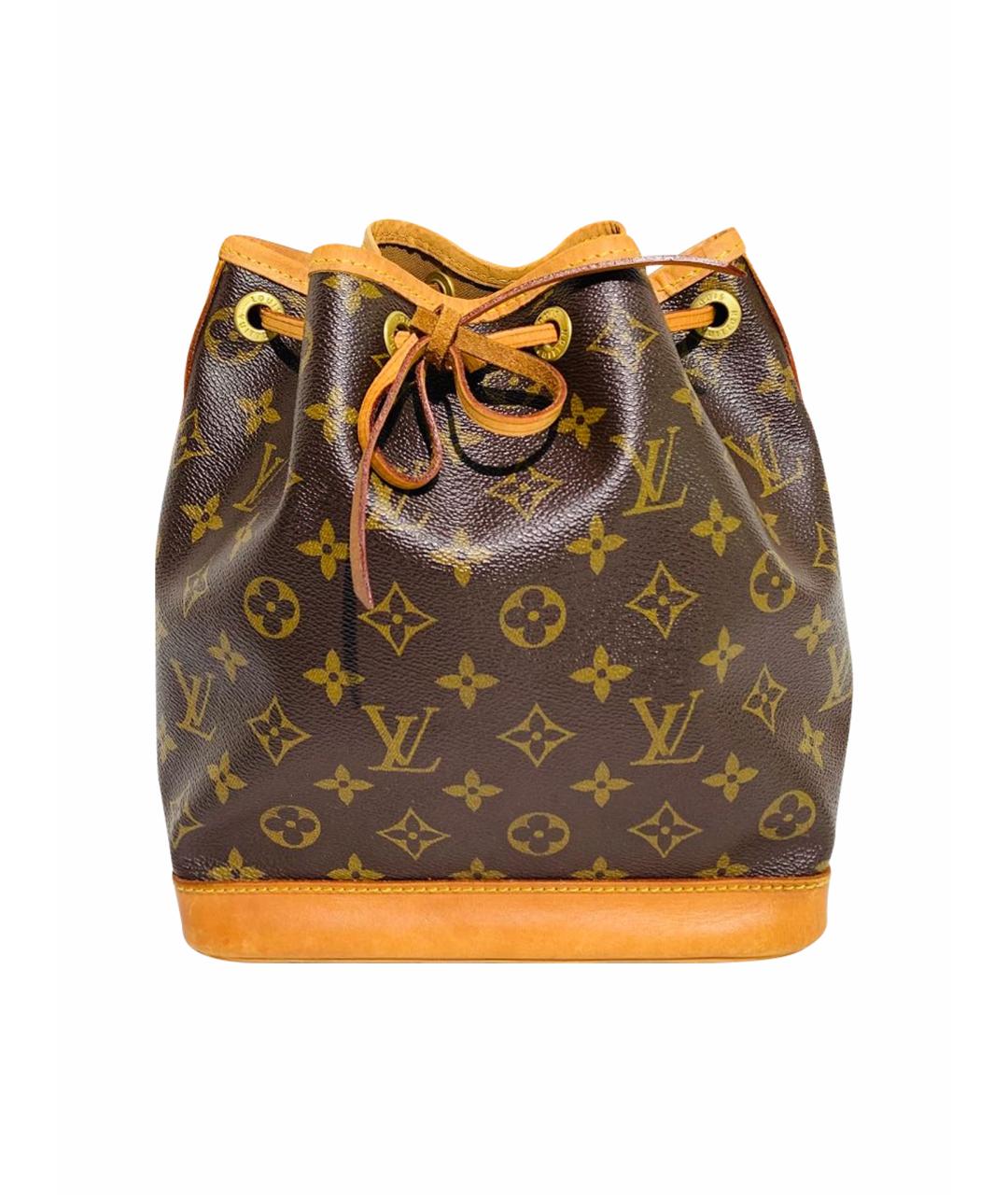 LOUIS VUITTON Коричневая кожаная сумка через плечо, фото 1