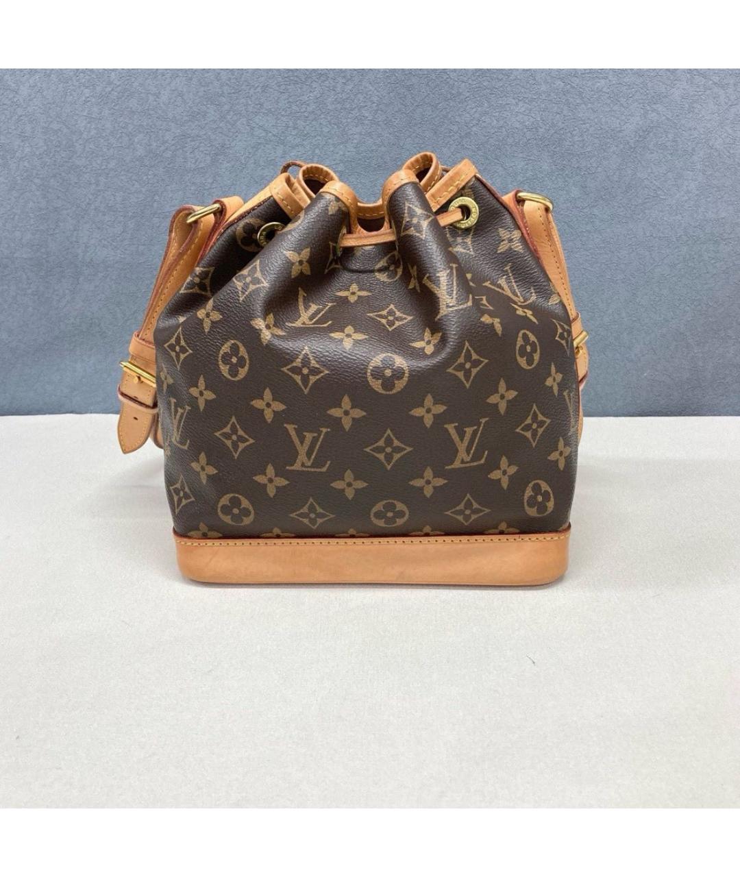 LOUIS VUITTON Коричневая кожаная сумка тоут, фото 2