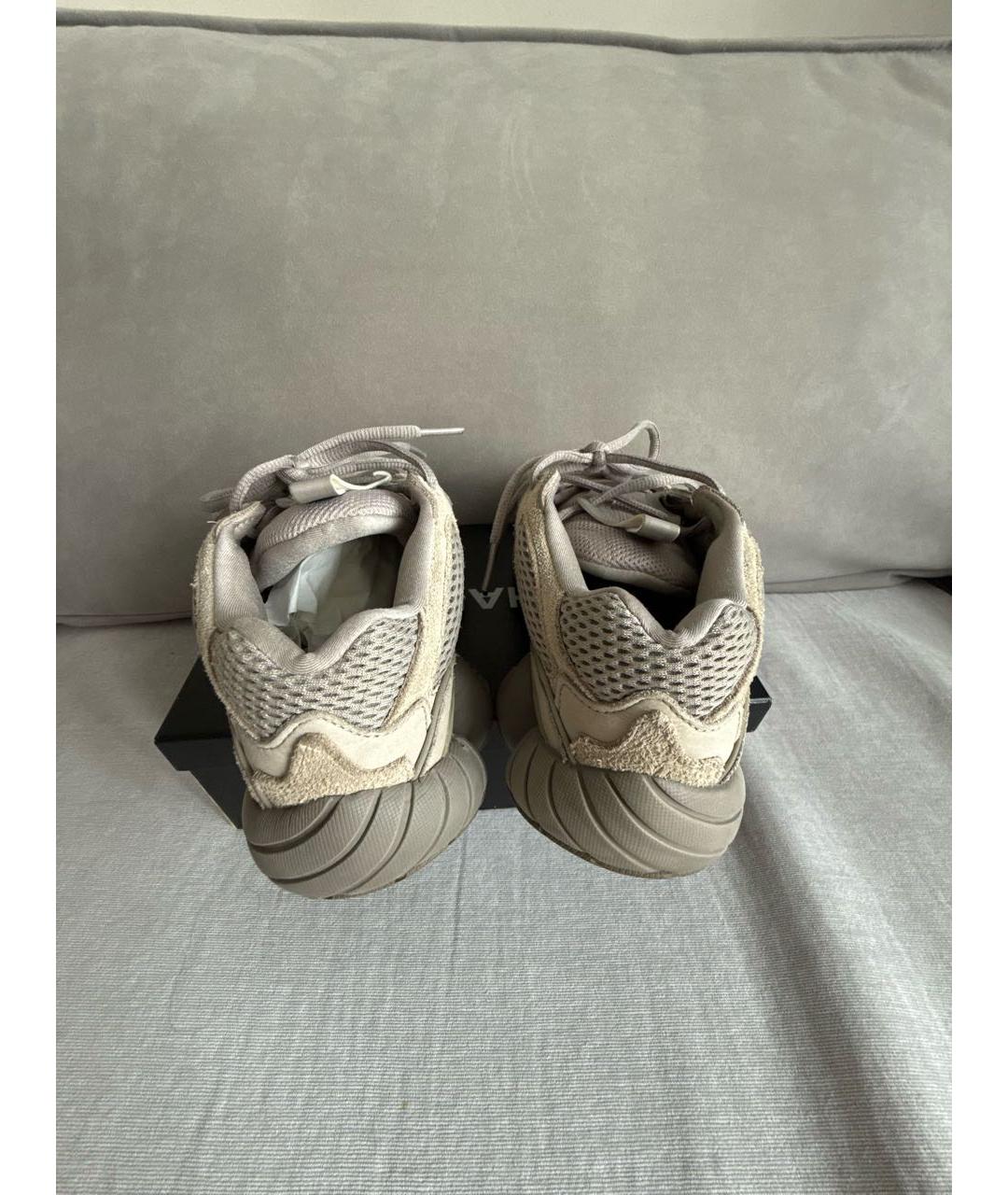 ADIDAS YEEZY Серые замшевые кроссовки, фото 4