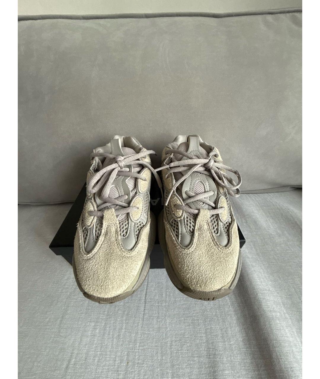 ADIDAS YEEZY Серые замшевые кроссовки, фото 2
