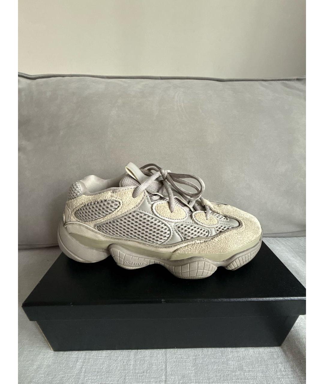ADIDAS YEEZY Серые замшевые кроссовки, фото 6