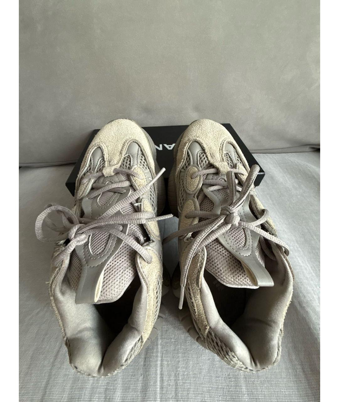 ADIDAS YEEZY Серые замшевые кроссовки, фото 3