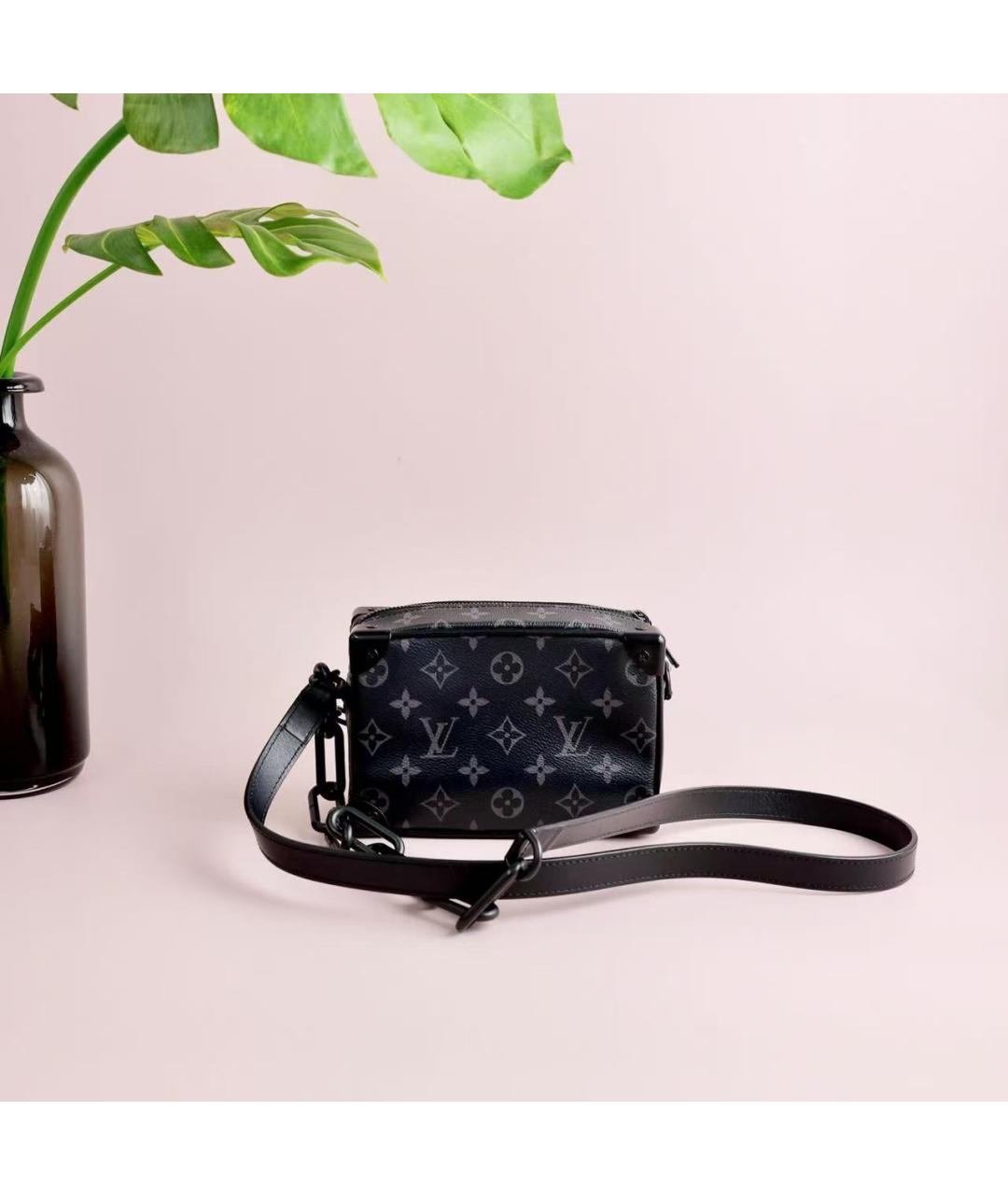 LOUIS VUITTON Черная сумка через плечо, фото 4