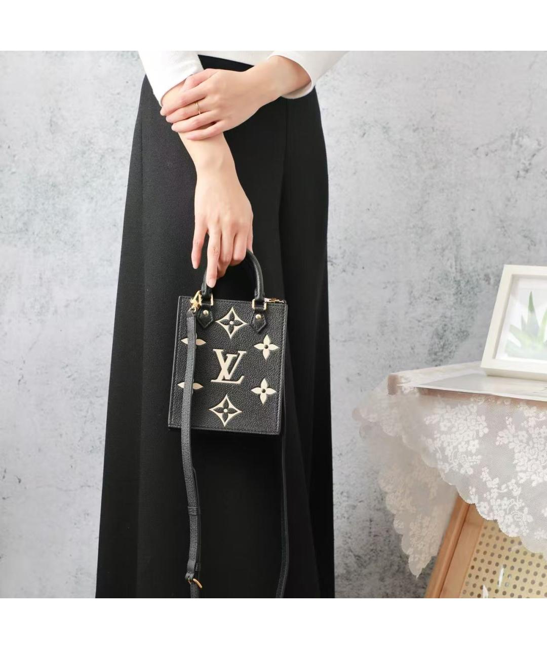 LOUIS VUITTON Черная сумка через плечо, фото 6