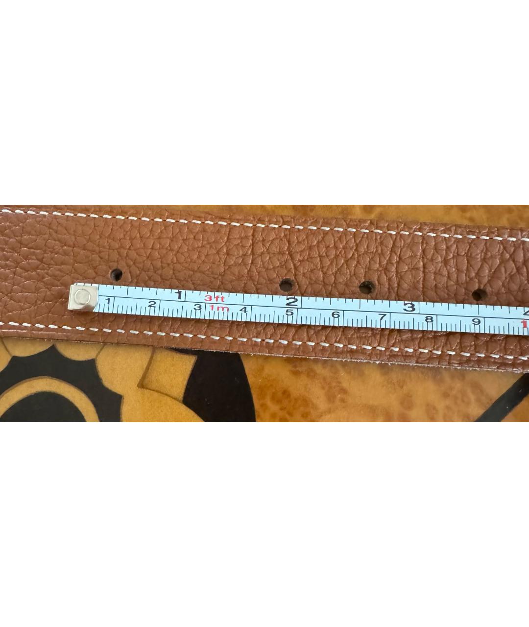 HERMES Мульти кожаный ремень, фото 4