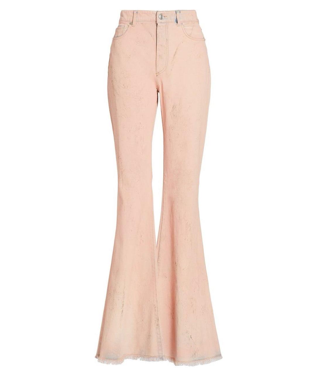 SPORTMAX Розовые джинсы клеш, фото 1