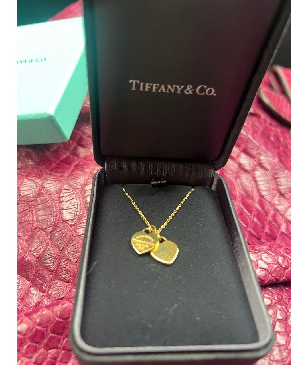 TIFFANY&CO Золотая подвеска из желтого золота, фото 4