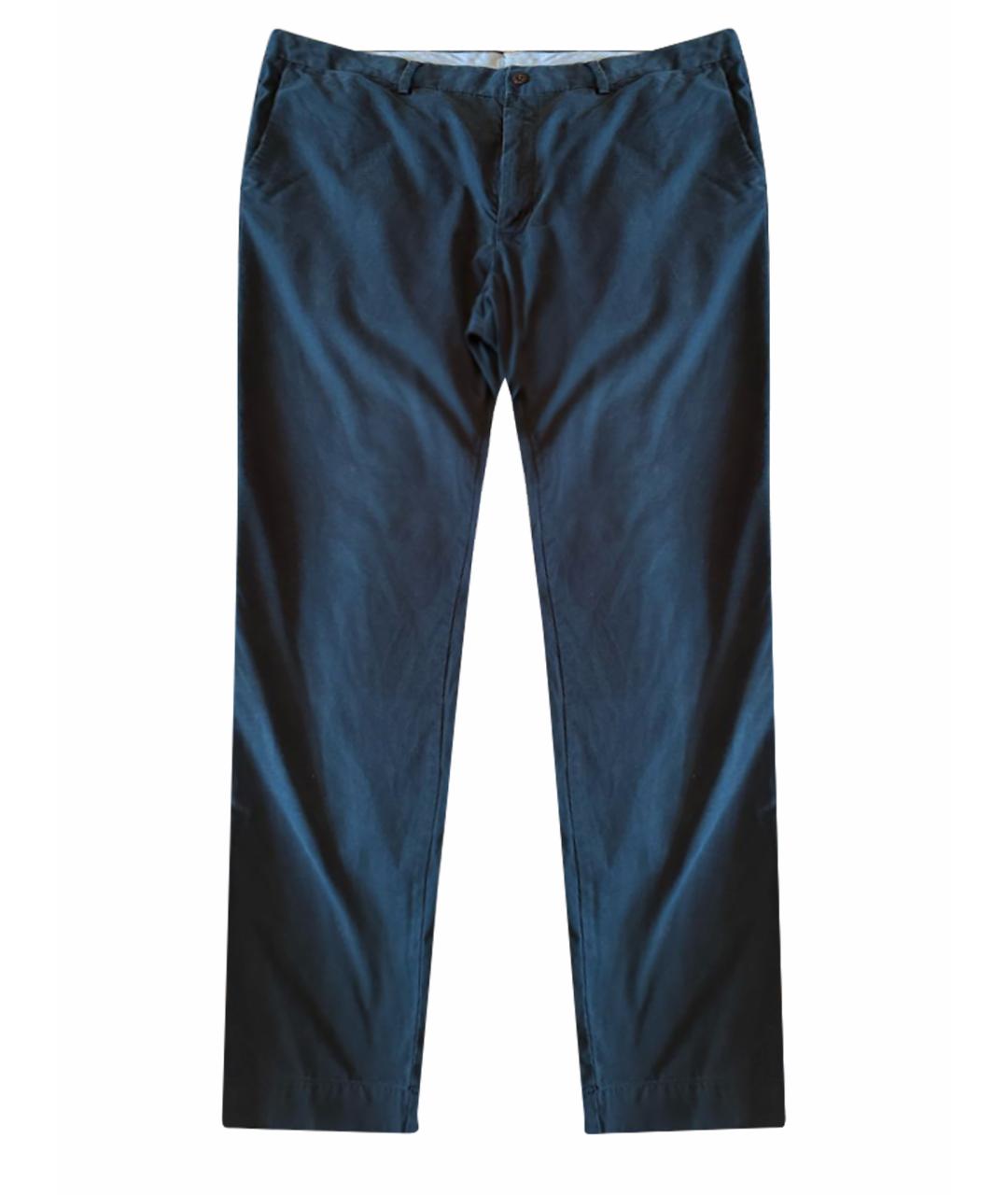 POLO RALPH LAUREN Синие хлопковые повседневные брюки, фото 1