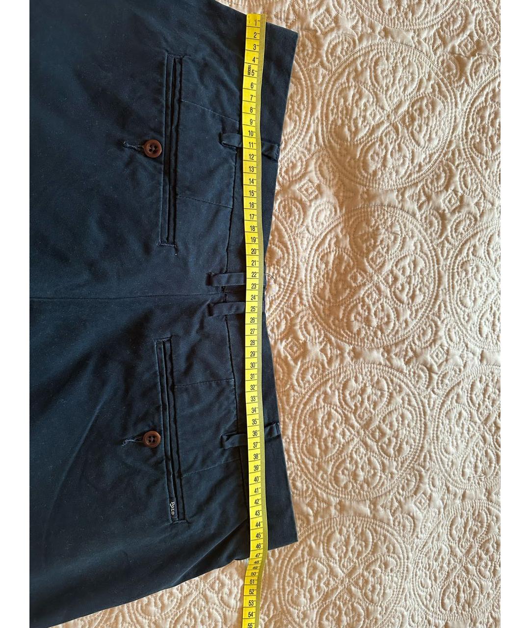 POLO RALPH LAUREN Синие хлопковые повседневные брюки, фото 3