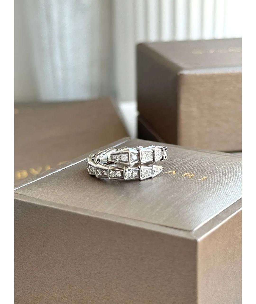 BVLGARI Серебряное кольцо из белого золота, фото 3