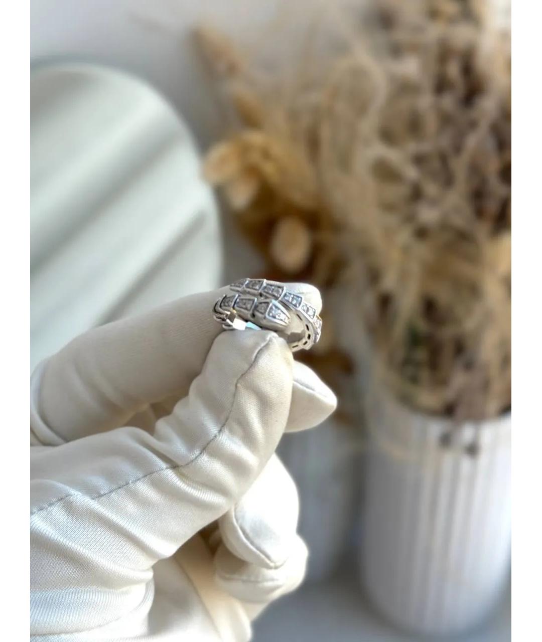 BVLGARI Серебряное кольцо из белого золота, фото 5