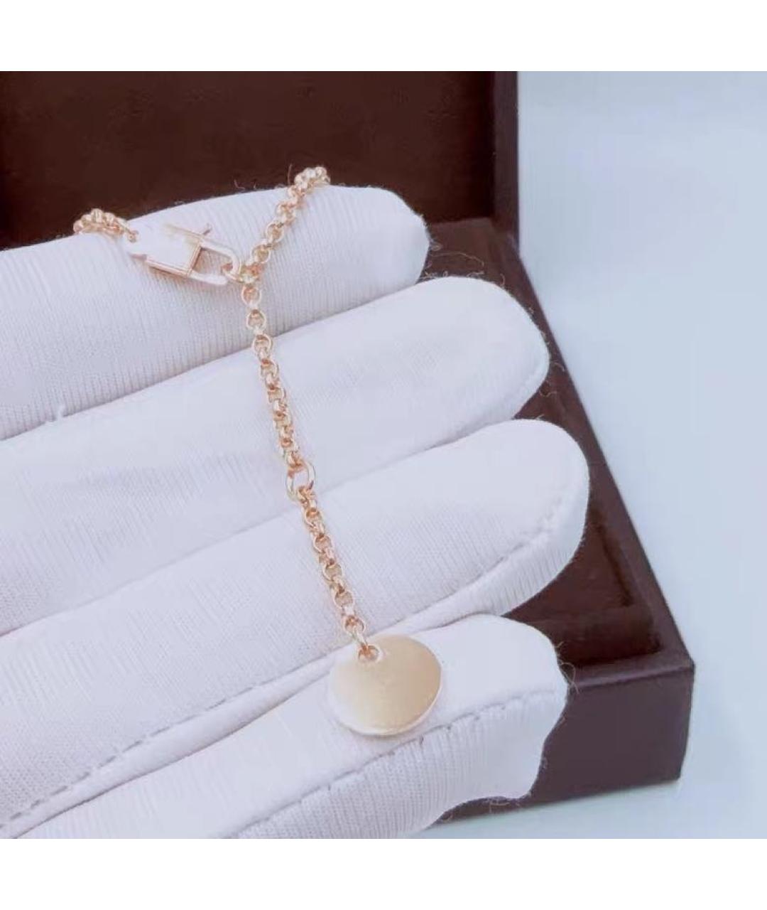 HERMES Розовое колье из розового золота, фото 5