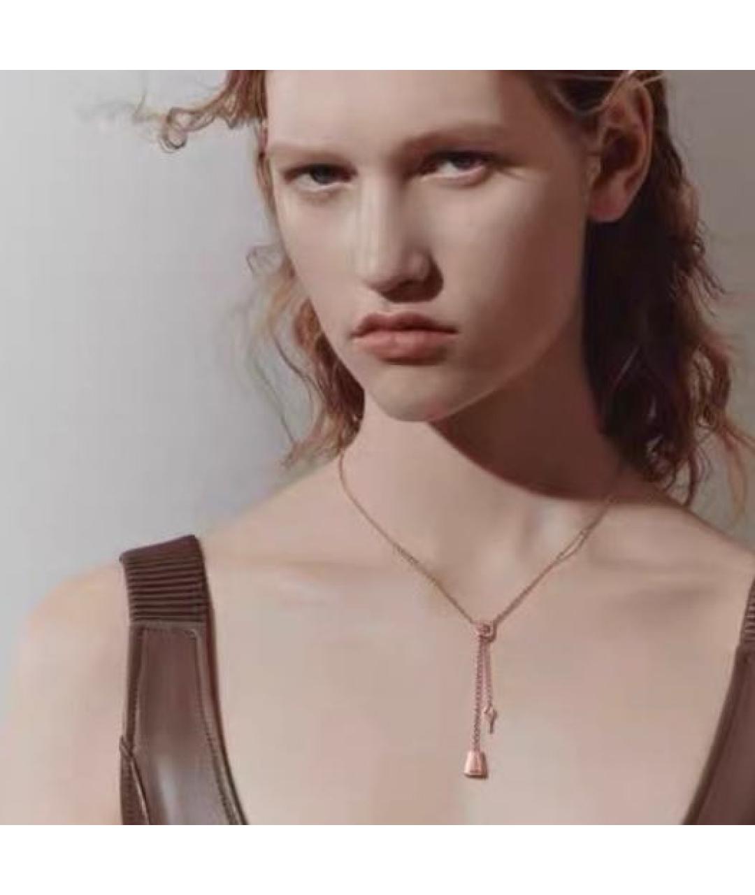 HERMES Розовое колье из розового золота, фото 7
