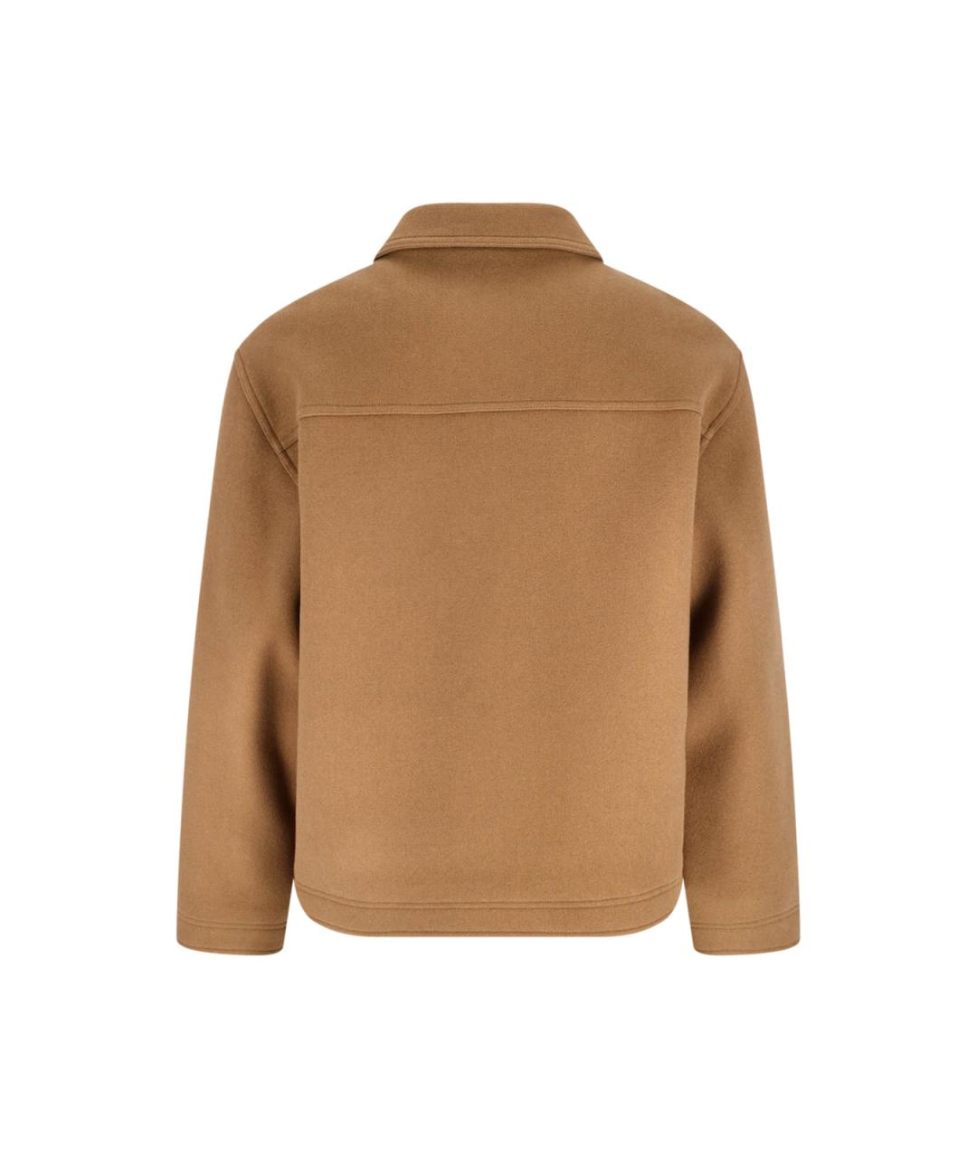 CELINE Коричневая шерстяная куртка, фото 2