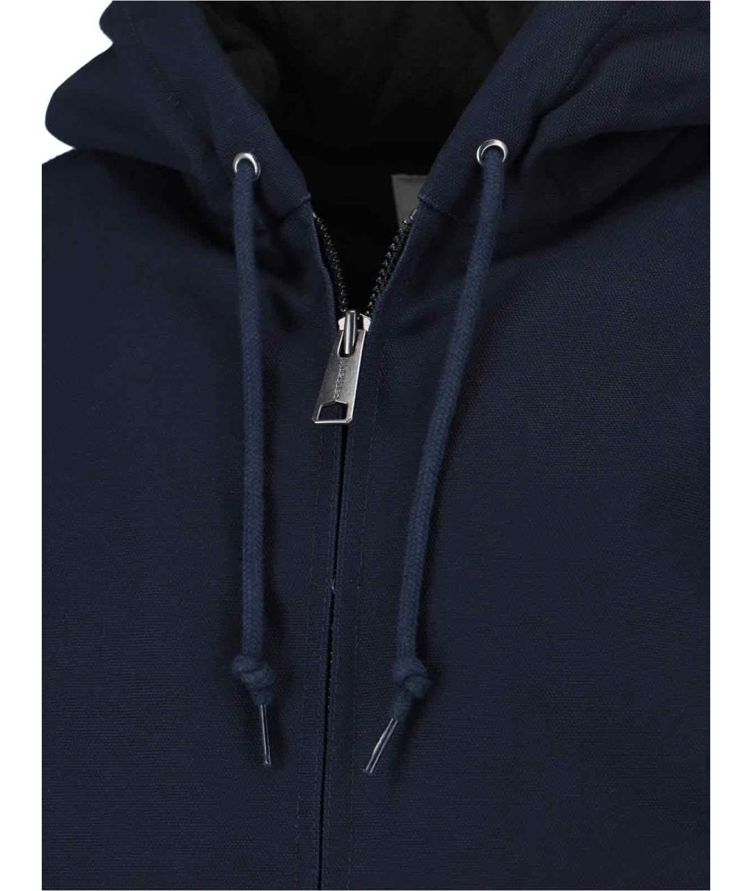 CARHARTT WIP Синяя хлопковая куртка, фото 4
