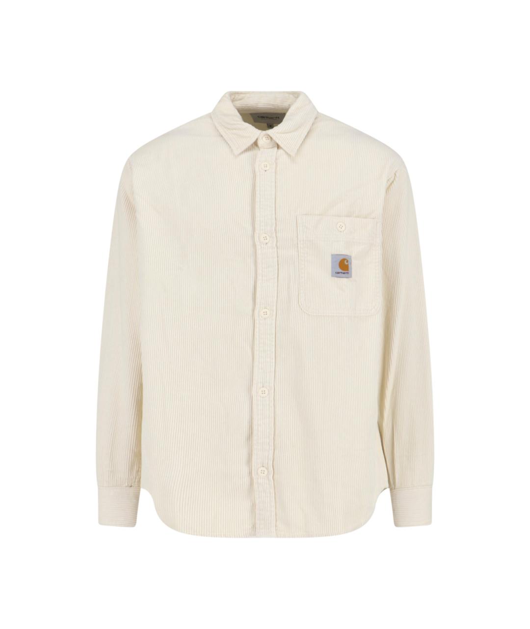 CARHARTT WIP Белая хлопковая кэжуал рубашка, фото 1