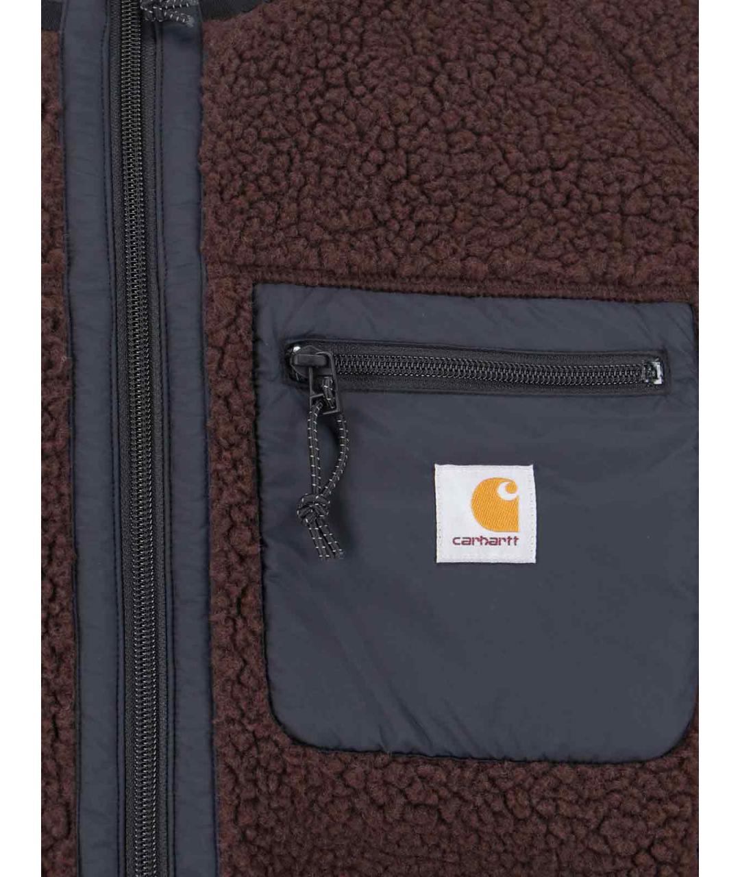 CARHARTT WIP Коричневая полиэстеровая куртка, фото 3