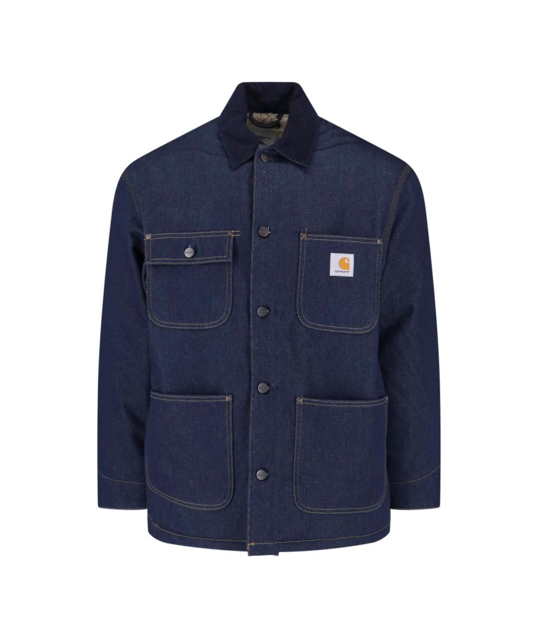 CARHARTT WIP Синяя хлопковая куртка, фото 1