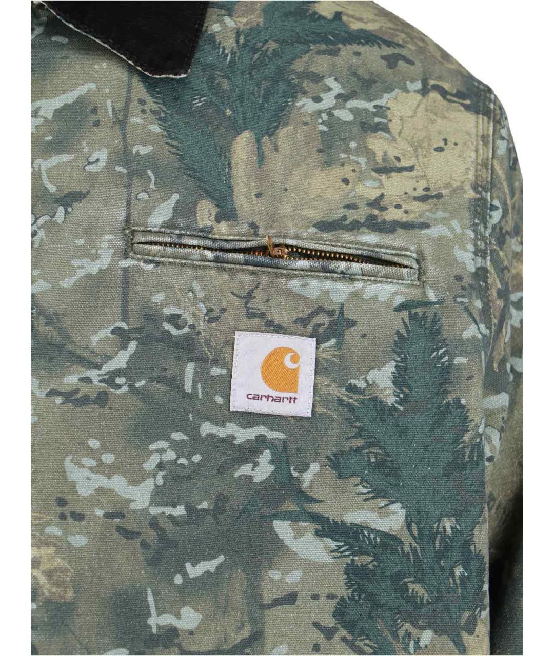 CARHARTT WIP Зеленая хлопковая куртка, фото 3