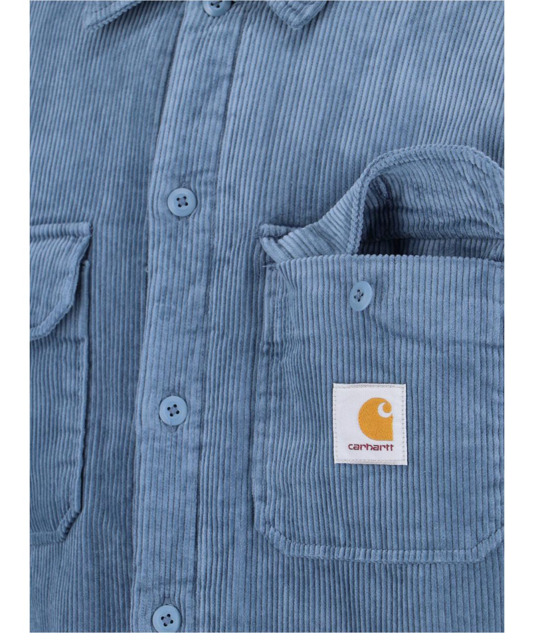CARHARTT WIP Синяя хлопковая куртка, фото 4