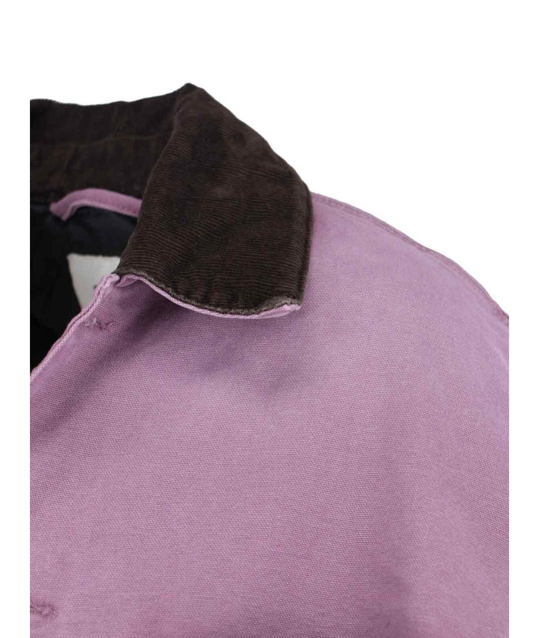 CARHARTT WIP Фиолетовая хлопковая куртка, фото 5