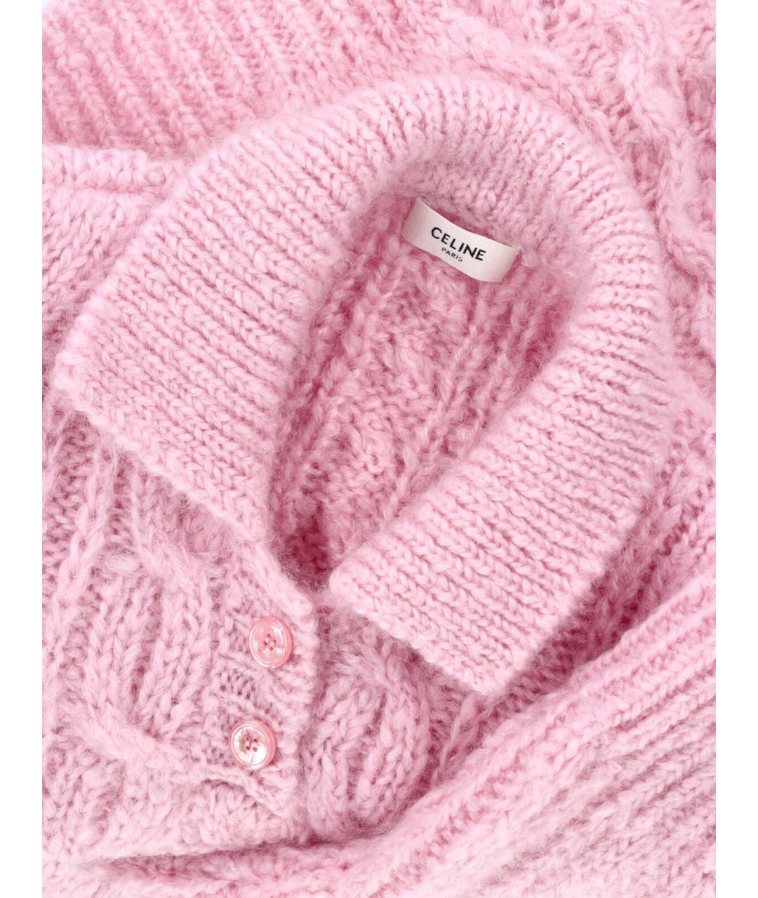 CELINE Розовый джемпер / свитер, фото 4